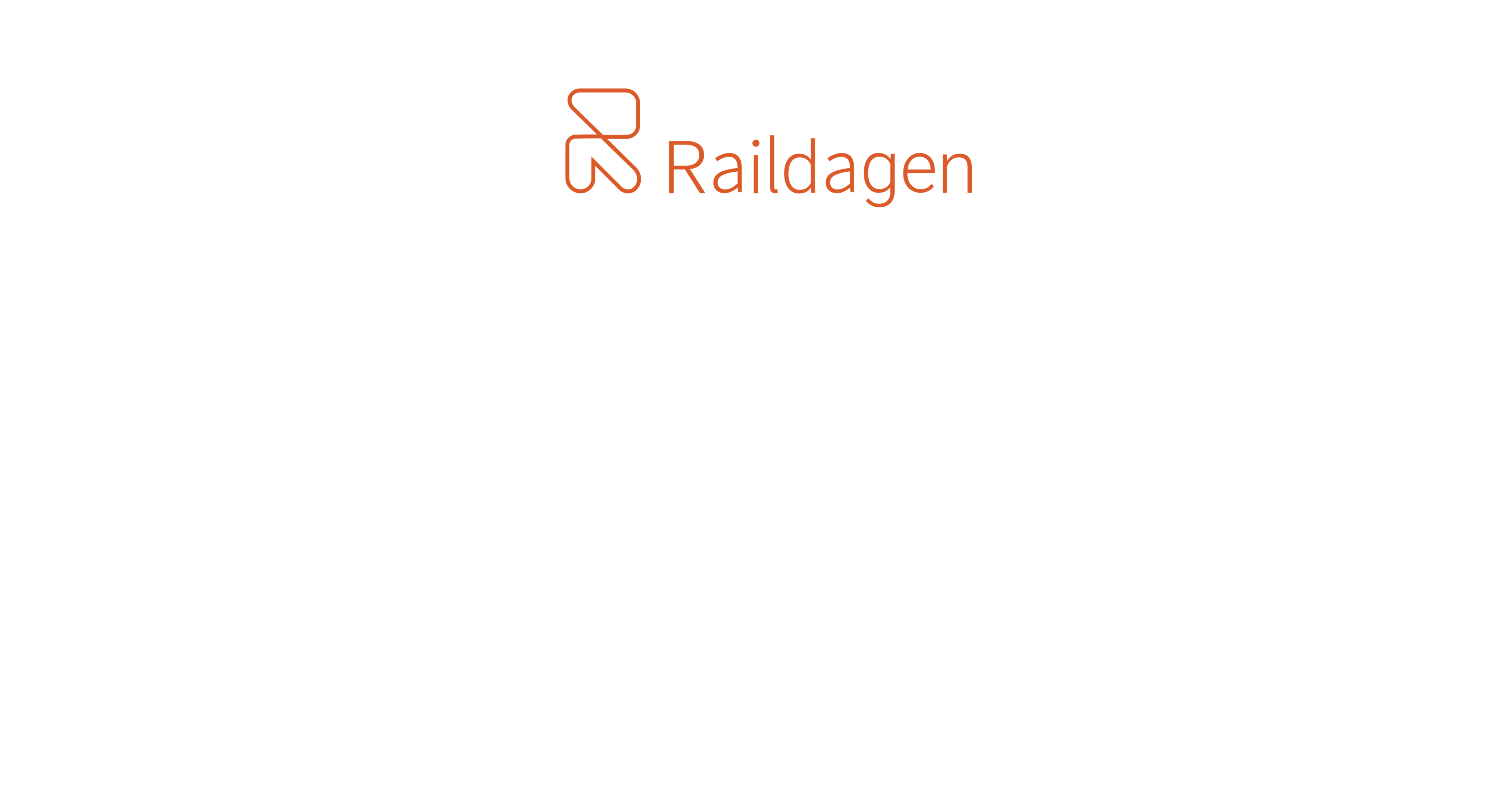 Logo van de Raildagen.