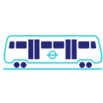 Trein Icoon van een trein,