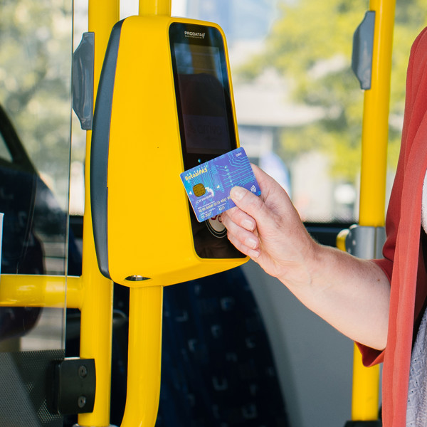vergeten uit te checken met pinpas bus